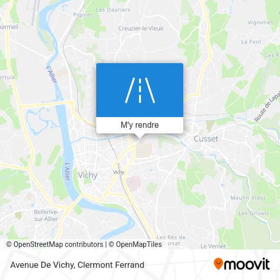 Avenue De Vichy plan