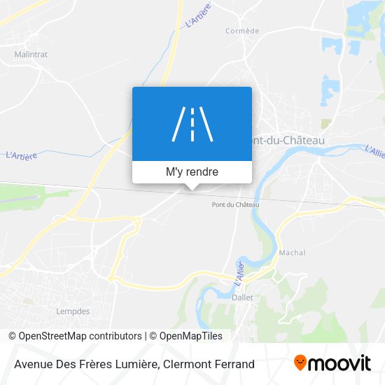 Avenue Des Frères Lumière plan