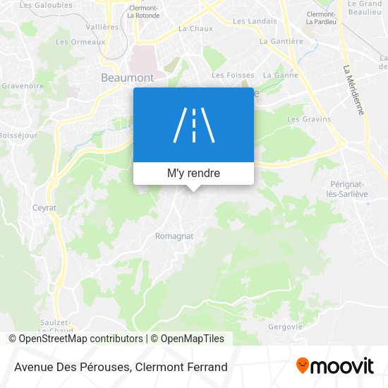 Avenue Des Pérouses plan