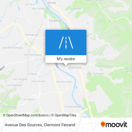 Avenue Des Sources plan