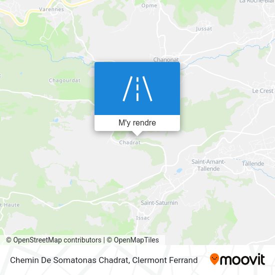 Chemin De Somatonas Chadrat plan