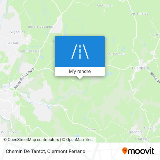 Chemin De Tantôt plan