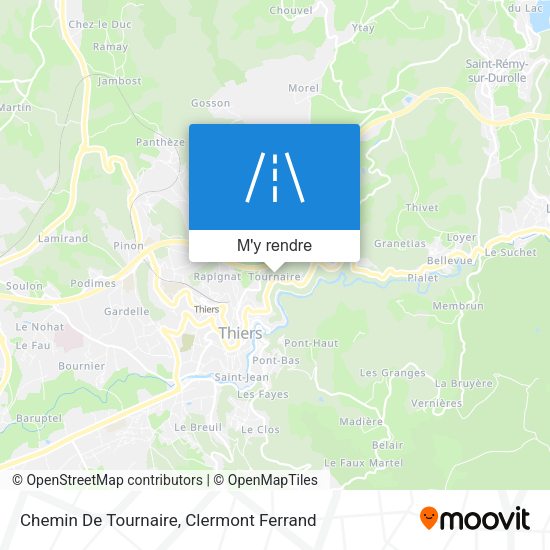 Chemin De Tournaire plan