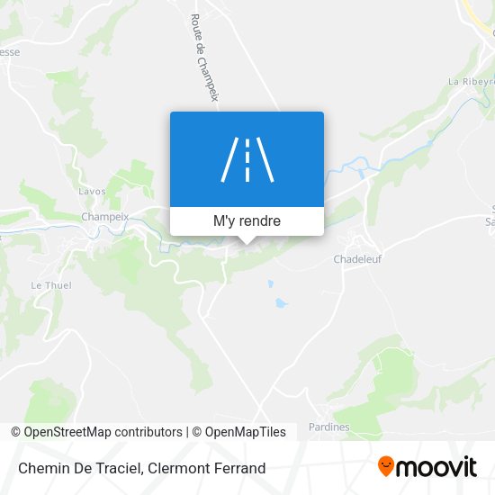 Chemin De Traciel plan