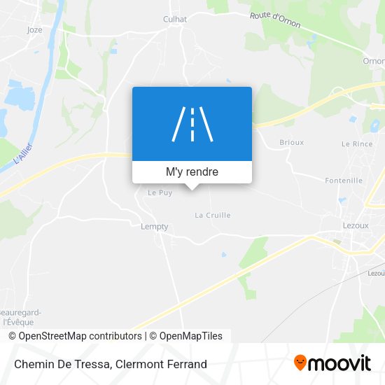 Chemin De Tressa plan