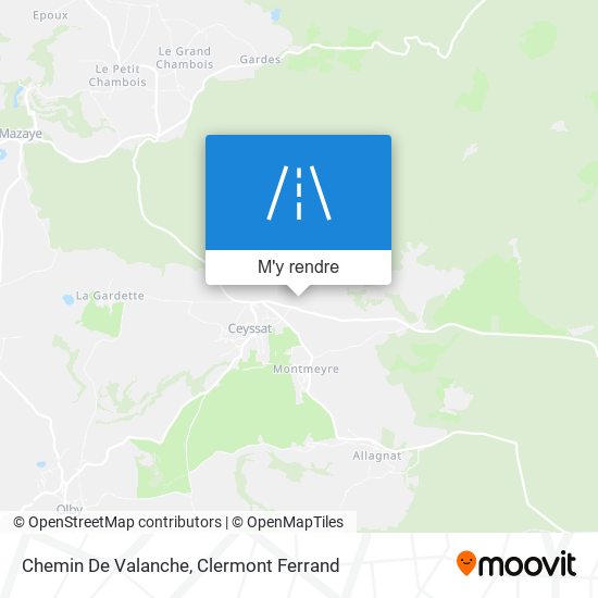 Chemin De Valanche plan