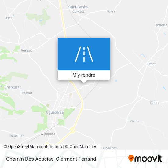 Chemin Des Acacias plan