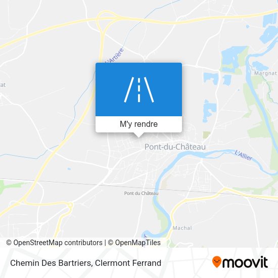 Chemin Des Bartriers plan