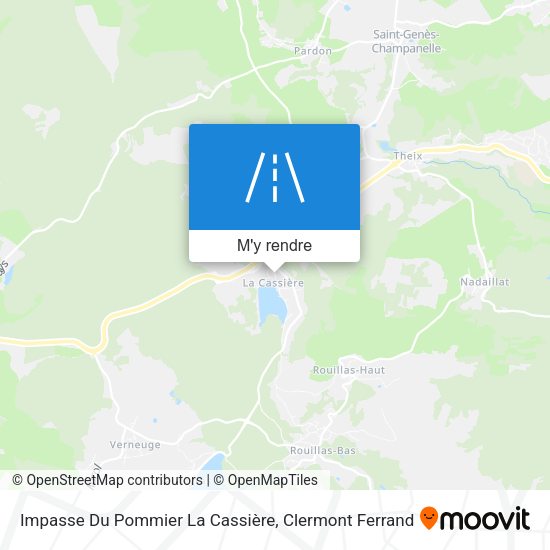 Impasse Du Pommier La Cassière plan