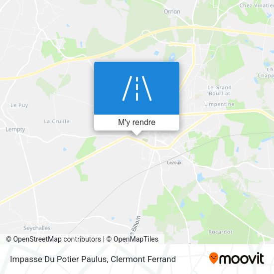 Impasse Du Potier Paulus plan