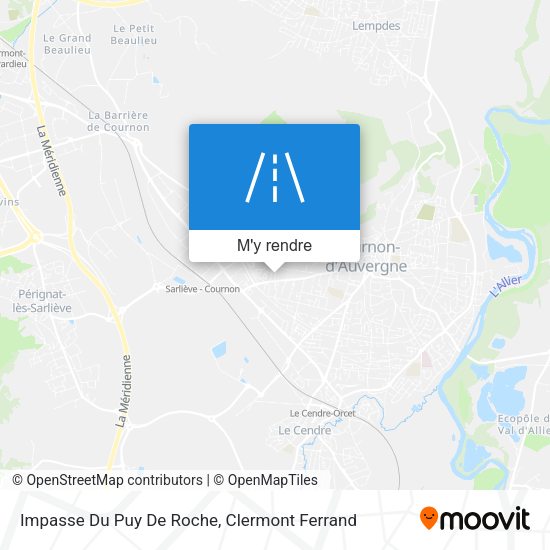 Impasse Du Puy De Roche plan
