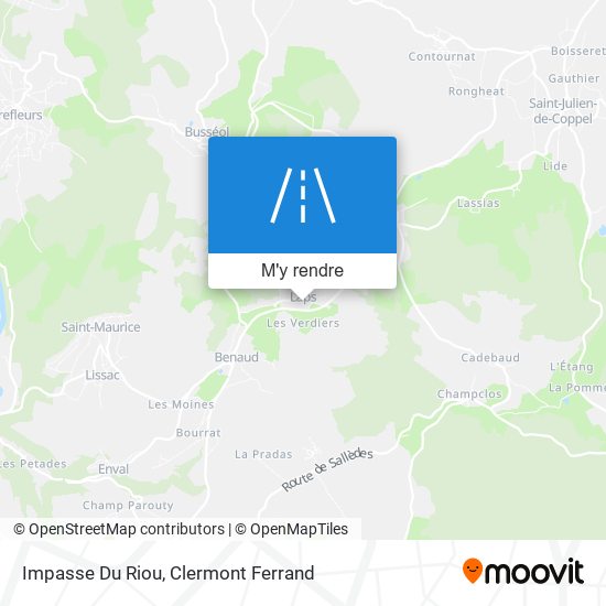 Impasse Du Riou plan