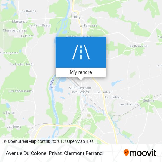 Avenue Du Colonel Privat plan