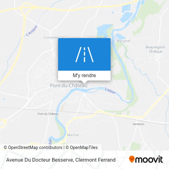 Avenue Du Docteur Besserve plan
