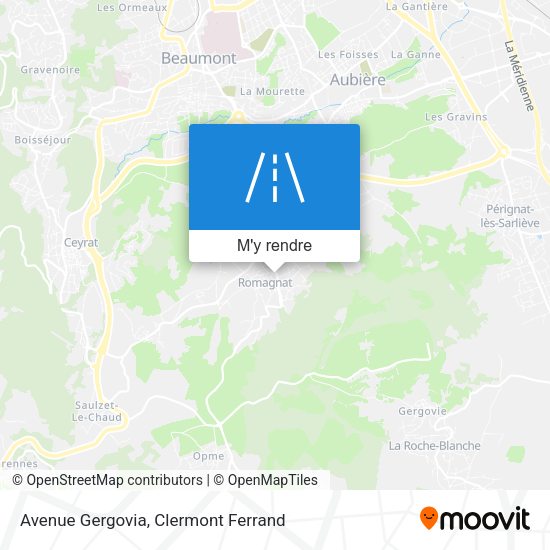 Avenue Gergovia plan