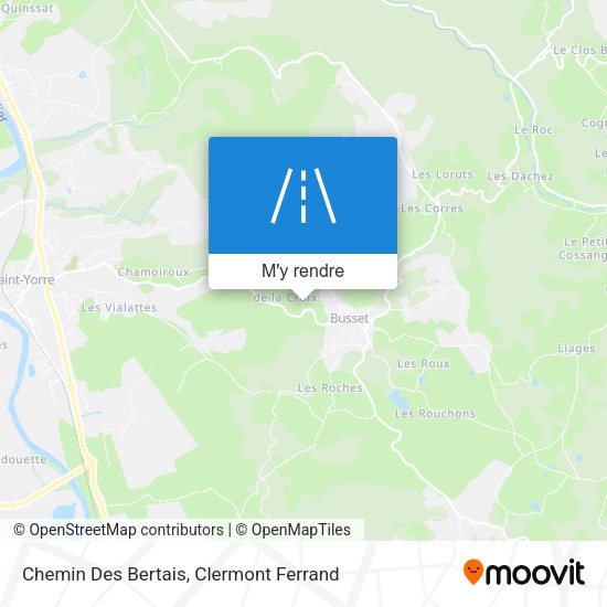 Chemin Des Bertais plan
