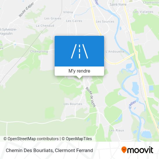 Chemin Des Bourliats plan