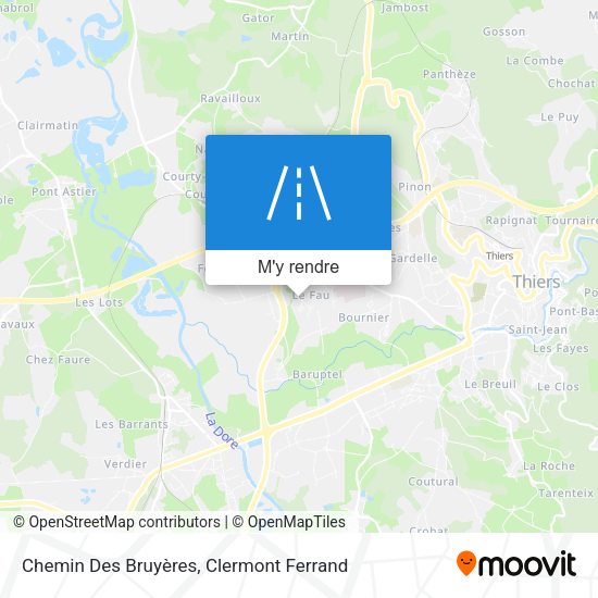Chemin Des Bruyères plan