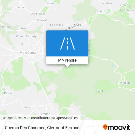 Chemin Des Chaumes plan