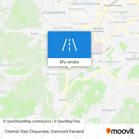 Chemin Des Chaumets plan