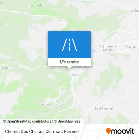 Chemin Des Cheiras plan