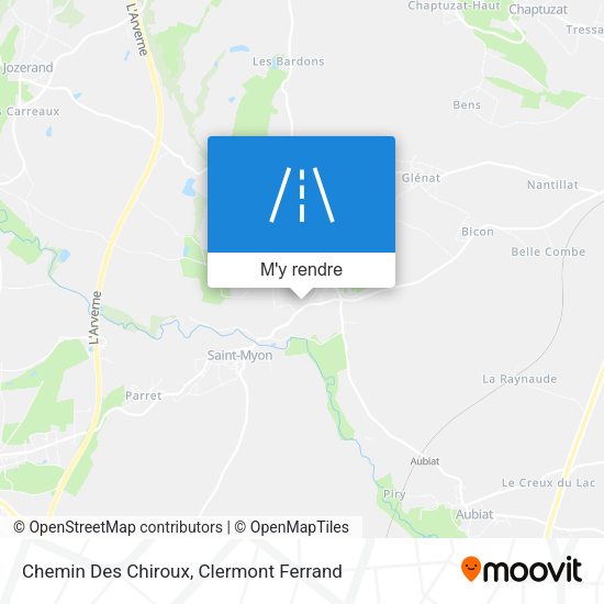 Chemin Des Chiroux plan