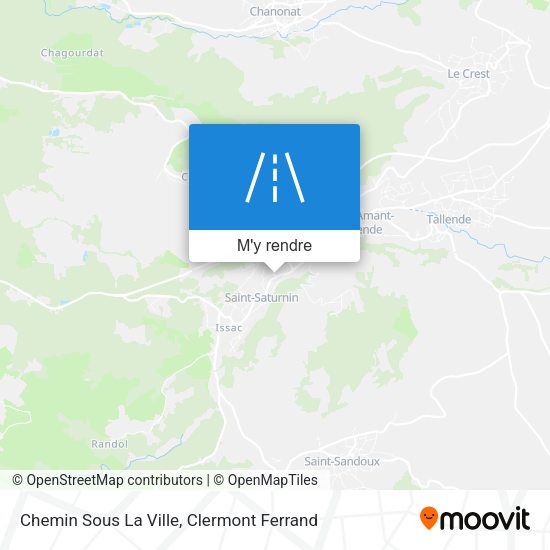 Chemin Sous La Ville plan