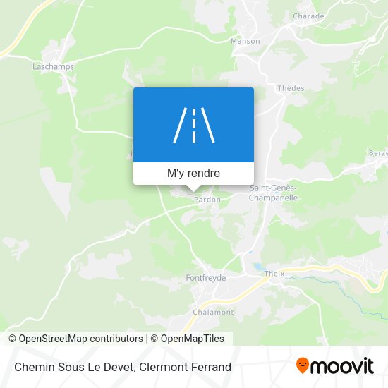 Chemin Sous Le Devet plan