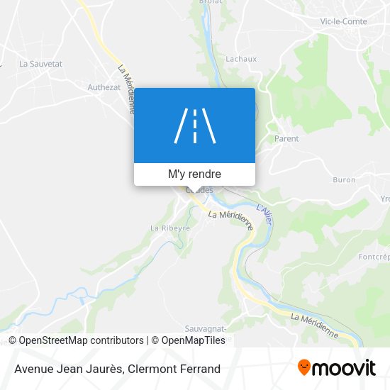 Avenue Jean Jaurès plan