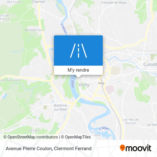 Avenue Pierre Coulon plan