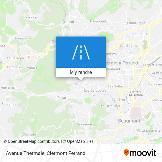Avenue Thermale plan