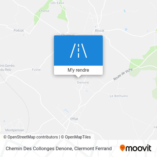 Chemin Des Collonges Denone plan