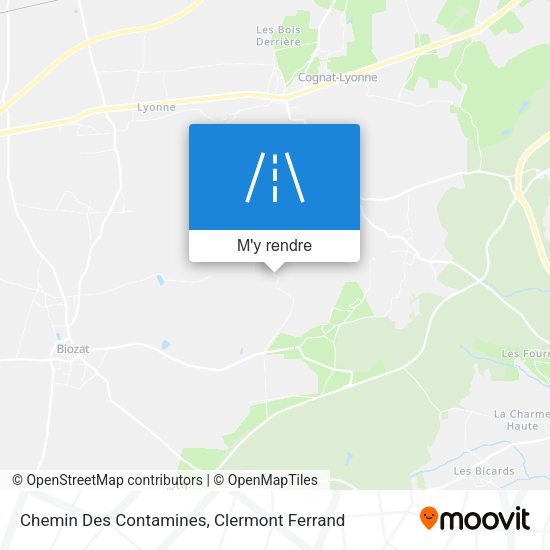 Chemin Des Contamines plan