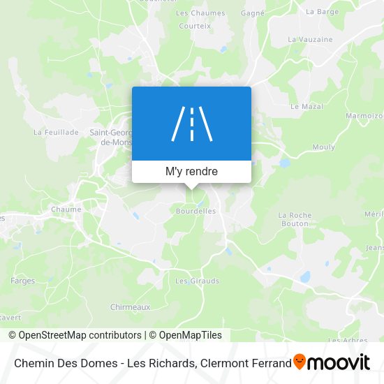 Chemin Des Domes - Les Richards plan