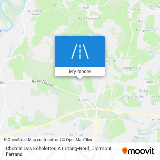 Chemin Des Echelettes À L'Etang-Neuf plan