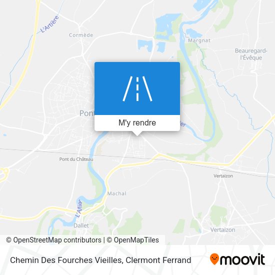 Chemin Des Fourches Vieilles plan