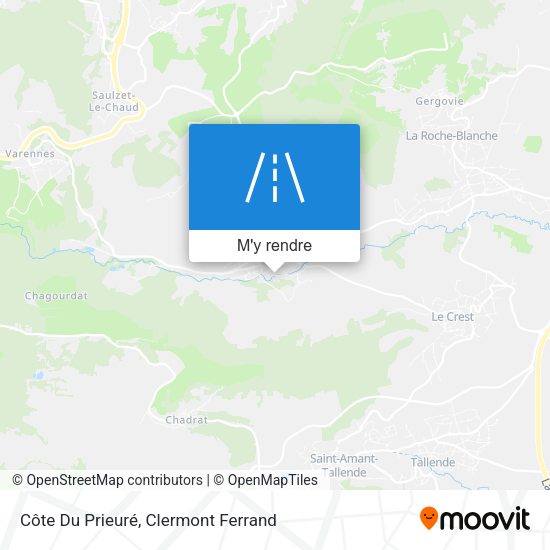 Côte Du Prieuré plan