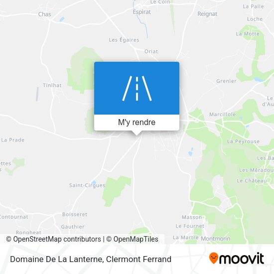 Domaine De La Lanterne plan