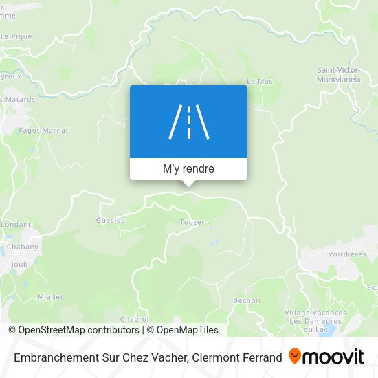 Embranchement Sur Chez Vacher plan