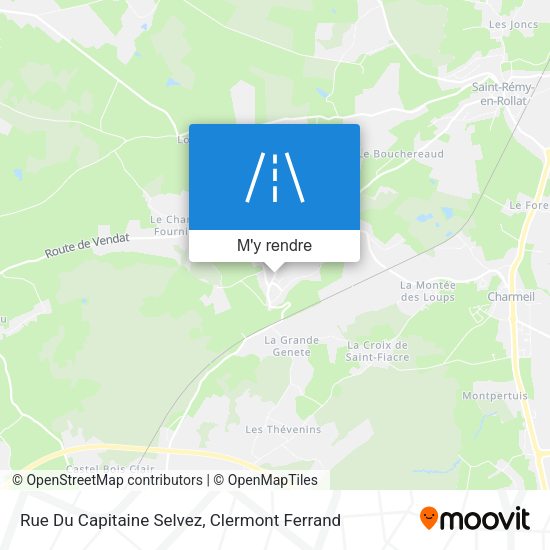 Rue Du Capitaine Selvez plan