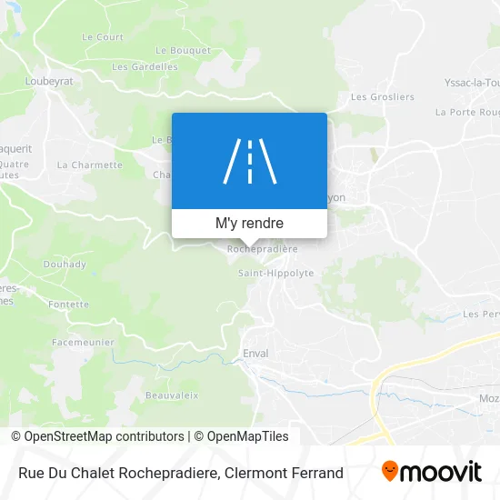 Rue Du Chalet Rochepradiere plan