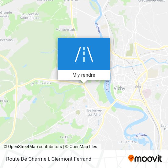 Route De Charmeil plan