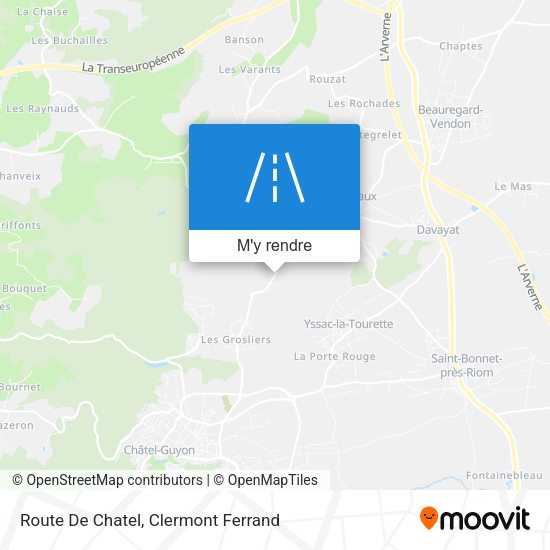 Route De Chatel plan