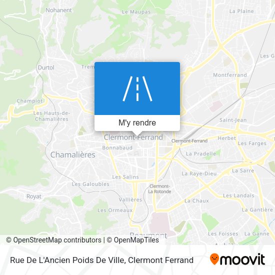 Rue De L'Ancien Poids De Ville plan