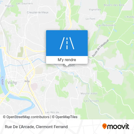 Rue De L'Arcade plan