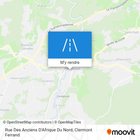 Rue Des Anciens D'Afrique Du Nord plan