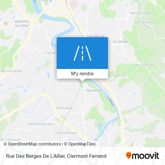 Rue Des Berges De L'Allier plan
