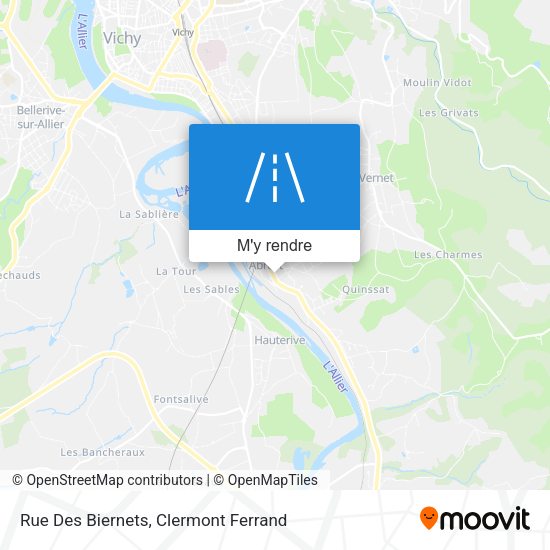 Rue Des Biernets plan