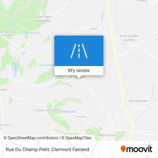 Rue Du Champ Petit plan