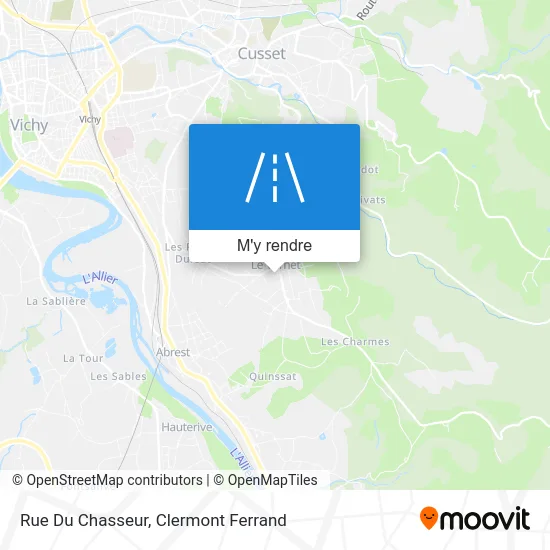 Rue Du Chasseur plan